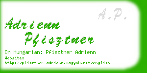 adrienn pfisztner business card